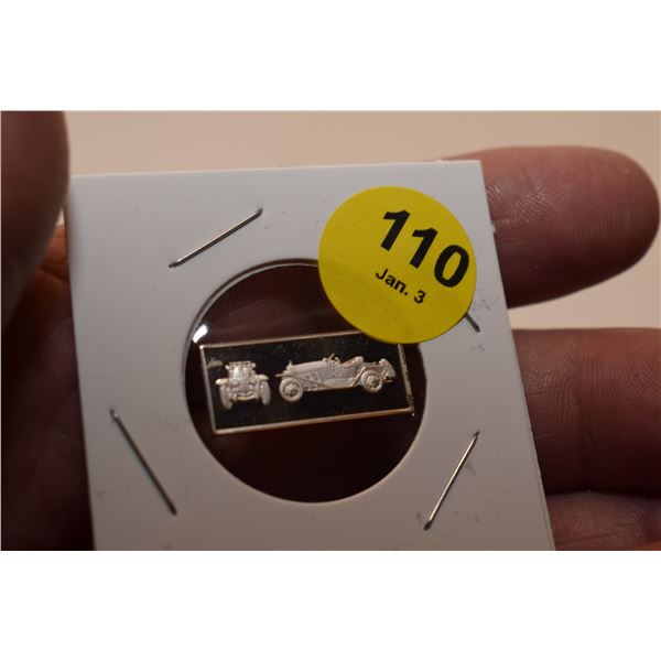 .05 oz Sterling Silver Automobile Bar – MERCEDES