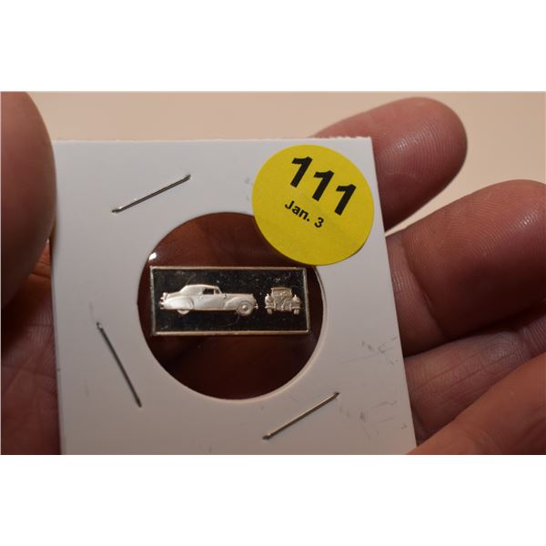 .05 oz Sterling Silver Automobile Bar – LINCOLN CONTINENTAL
