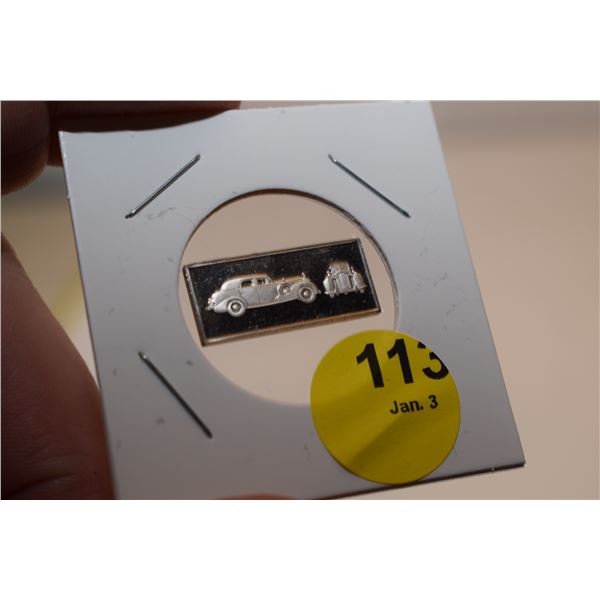 .05 oz Sterling Silver Automobile Bar – PACKARD