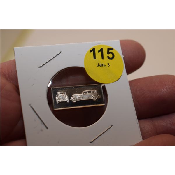 .05 oz Sterling Silver Automobile Bar – REO