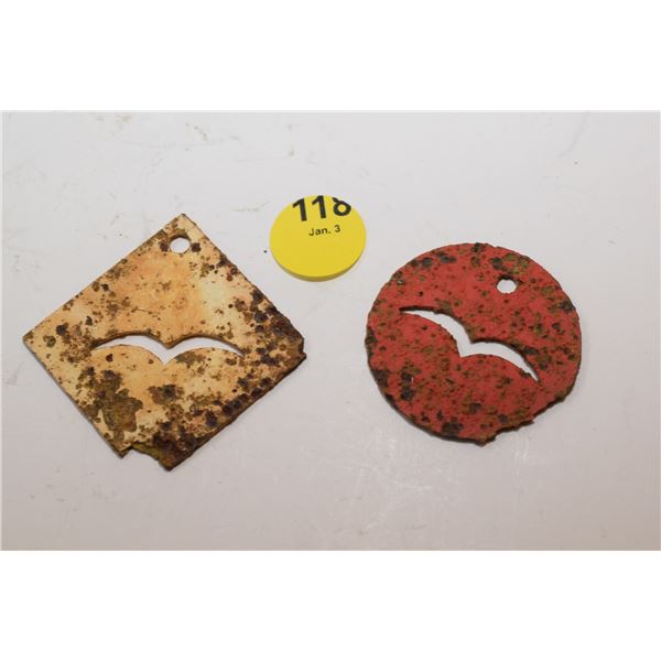 WWII Luftwaffe Cargo Tags