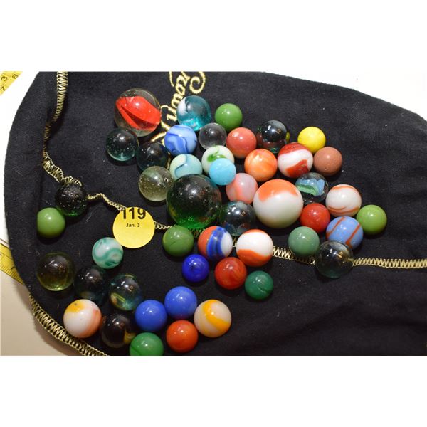Lot of Assorted Marbles, Some Rare (Agate etc.)