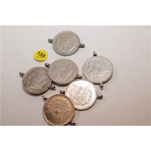 Faux USA Silver Dollar Jewelry