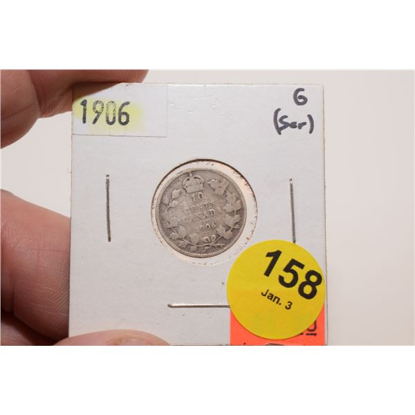 1906 Canadian Silver Dime