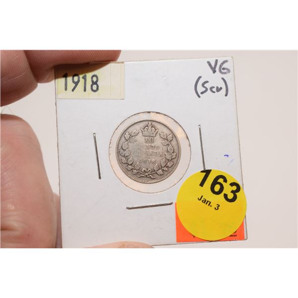 1918 Canadian Silver Dime