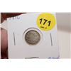 Image 1 : 1916 Canadian Silver 5 cent Coin