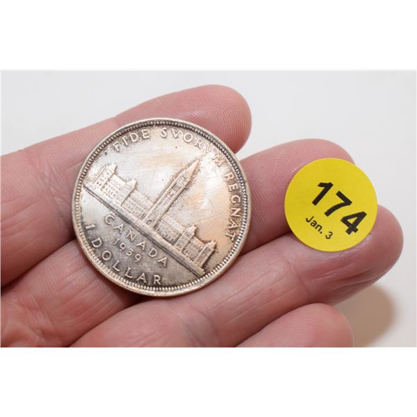 1939 Canadian Silver Dollar
