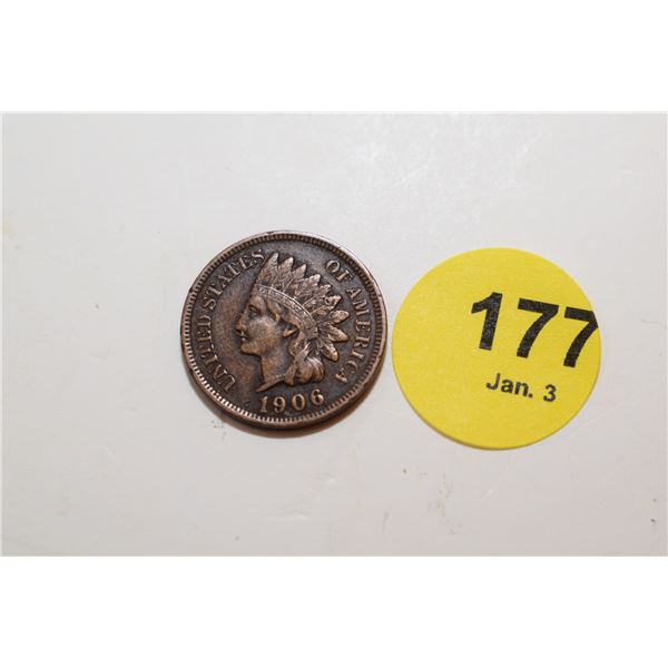 1906 US Indian Penny