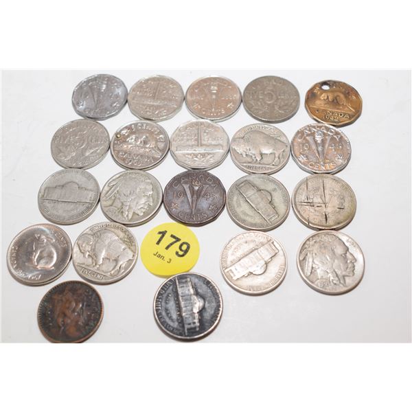 Assorted Interesting Canadian Nickels
