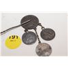 Image 1 : 1895 Queen Victoria Silver Canadian Love Token Pin