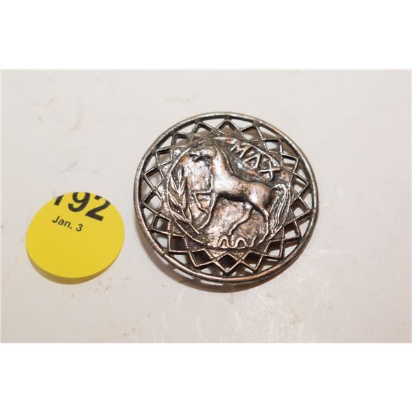 Rare MAX Horse Pendant