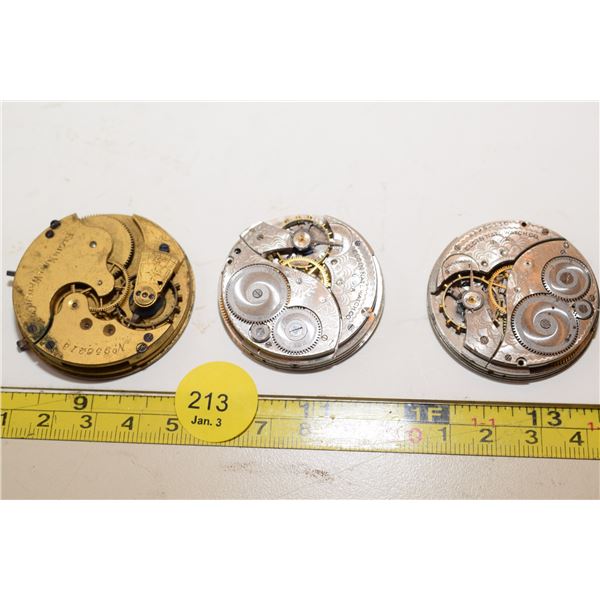 Elgin Pocket Watch Workings