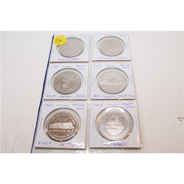 (6) Moosejaw Tokens