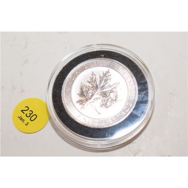 2015 Canadian 1 ½ oz Fine Silver $8 Coin