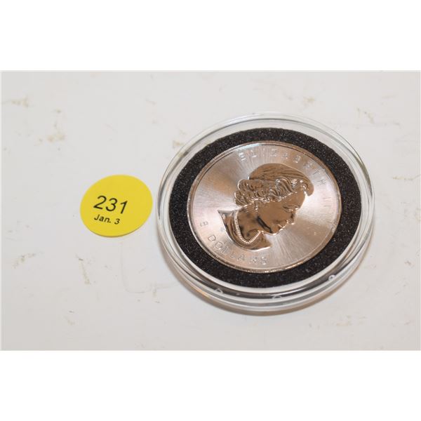 2015 Canadian 1 ½ oz Fine Silver $8 Coin
