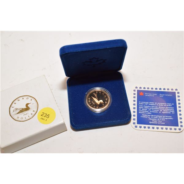1987 Canadian Dollar, Proof
