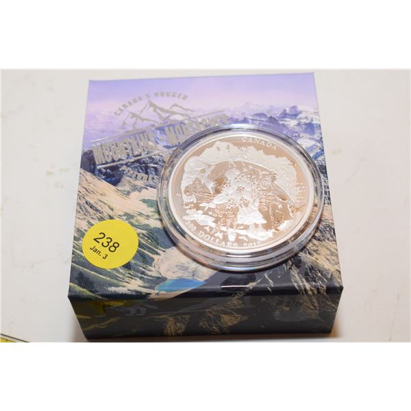 2015 Canadian 63.07g Fine Silver $200 Coin