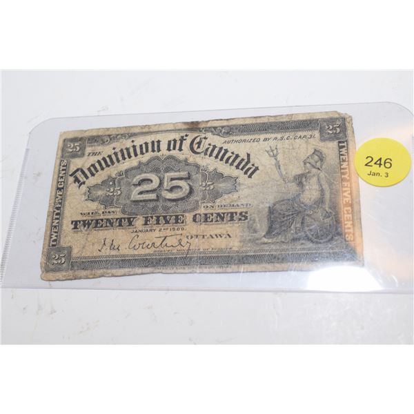 1900 Canadian Shinplaster