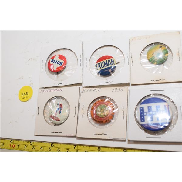 Pinback Lot