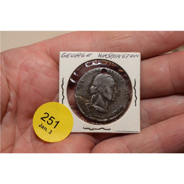 George Washington Double Sided Medallion