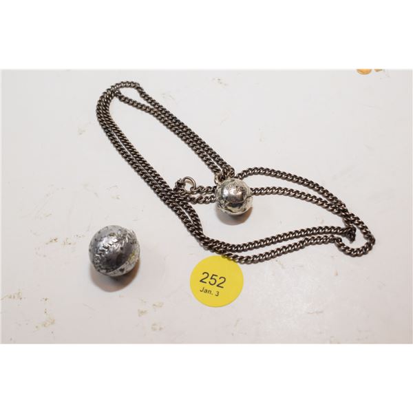 Baseball and Bowling Green Basketball Pendant