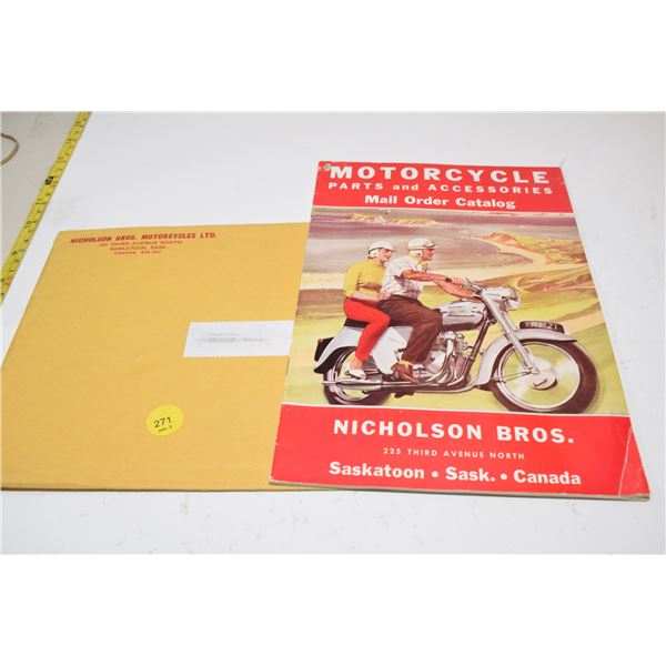 1977 Nicholson Bros. Saskatoon Motorcycle Catalogue