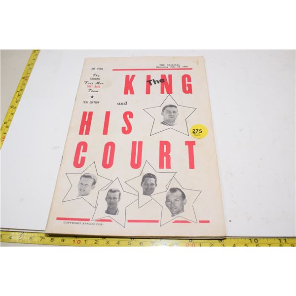 1946 King and His Court Fastball Program