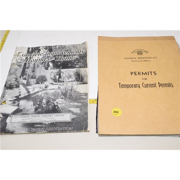 Concrete Catalogue, Alberta Electrical Permits