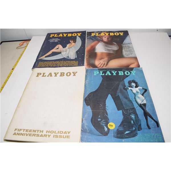 1960’s, 1970’s Playboy Magazines