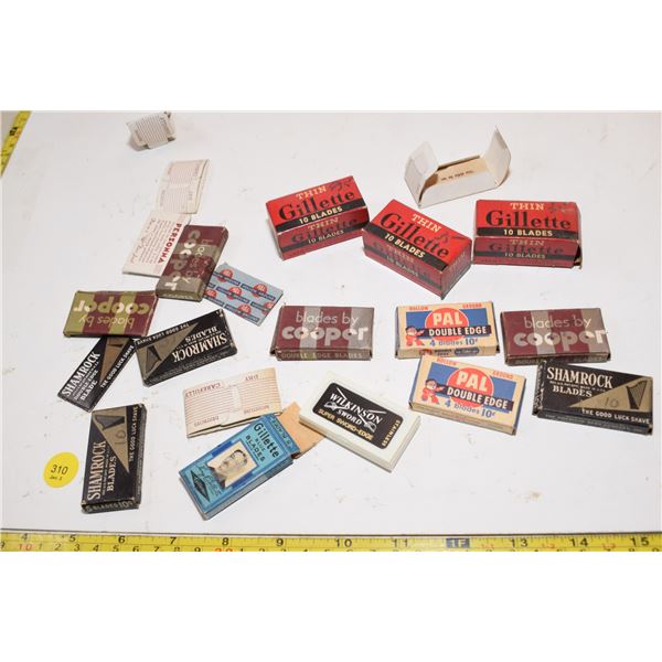 Lot of Vintage Razor Blades