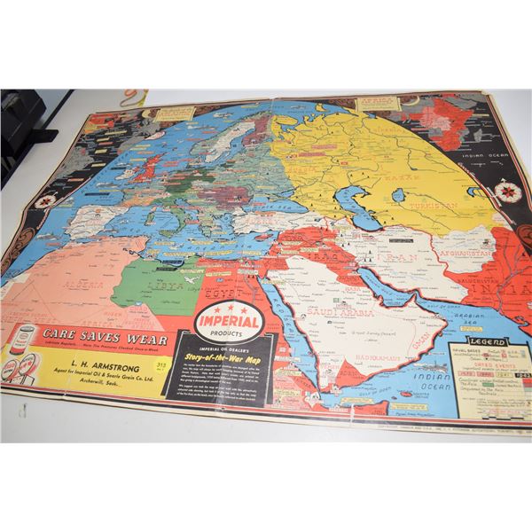 1942 Imperial 3 Star War Map