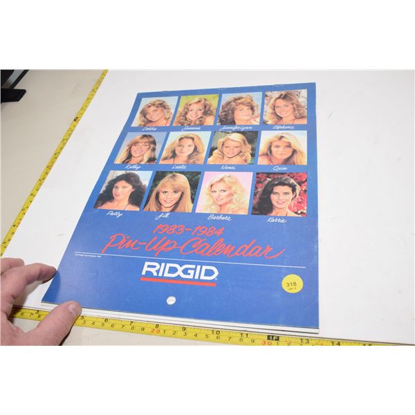 1983 Rigid Pin-up Calendar