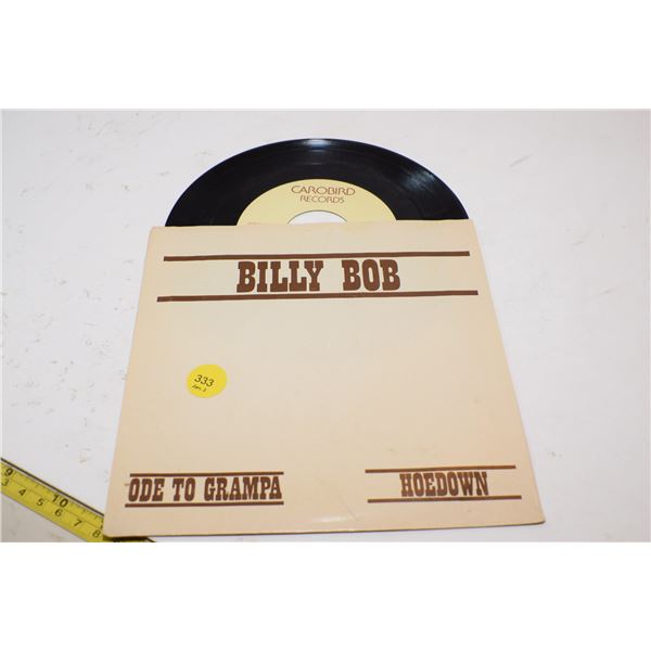 Saskatoon 45 rpm Country Record