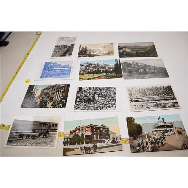 (12) Canadian Postcards