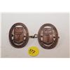 Image 1 : (2) Saskatchewan Veterans Civil Security Cap Badge