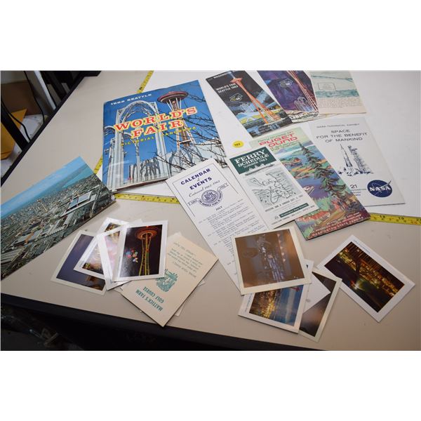 1962 Seattle World’s Fair Lot of Misc. Items
