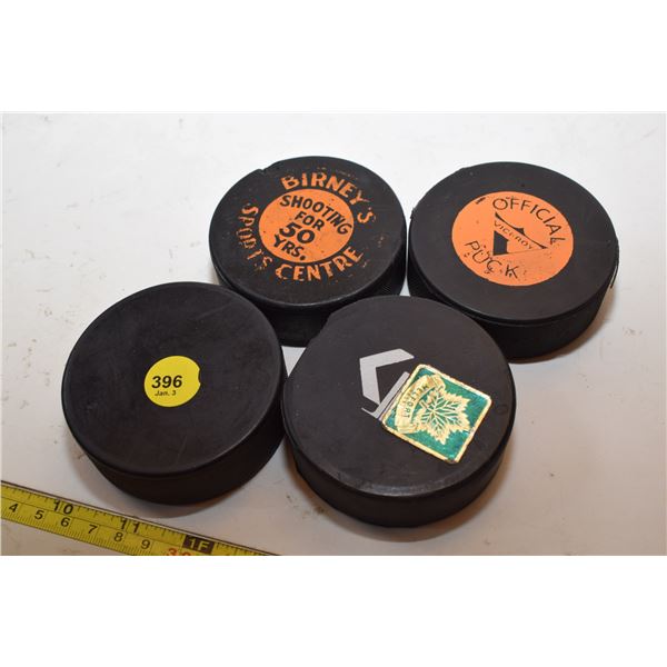 Vintage Hockey Pucks
