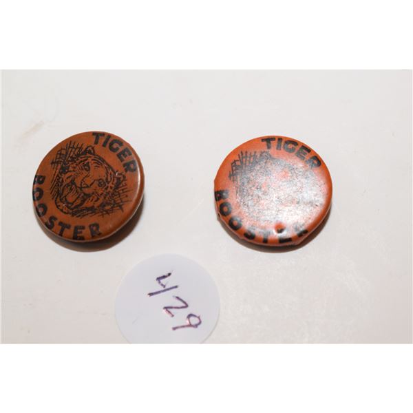 Old Medicine Hat Tigers Pinback