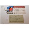 Image 1 : Cunard Luggage Label, Quarantine Card