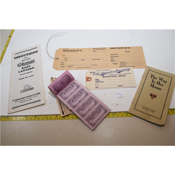 Hudson Car Label, Dairy Label, etc.