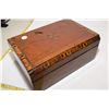 Image 3 : Very Old Free Mason Box (Inlaid w/ working key)