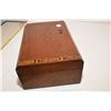Image 4 : Very Old Free Mason Box (Inlaid w/ working key)