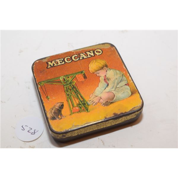 Meccano Tin