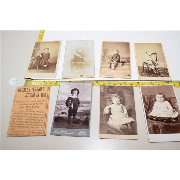 (7) Cabinet Cards etc.
