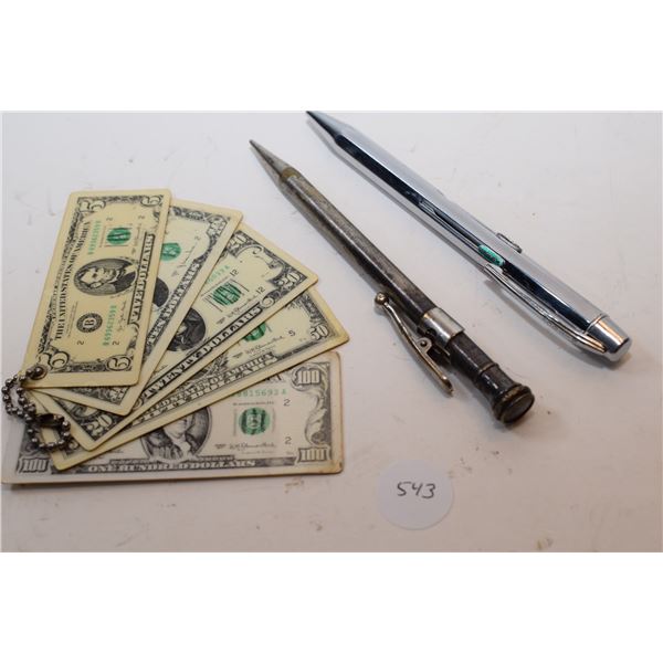 Antique Pens, Keychain Monkey