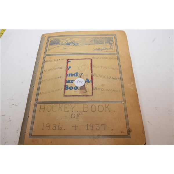 1930’s Hockey Scrapbook
