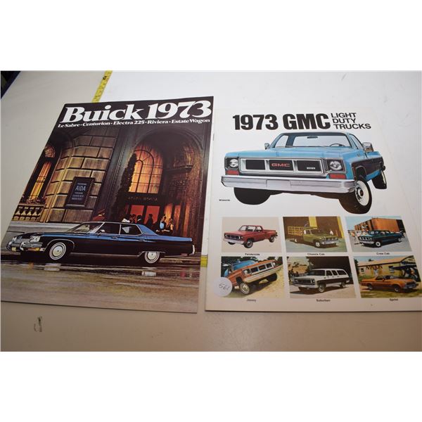 1973 Buick and GMC Truck Brochures