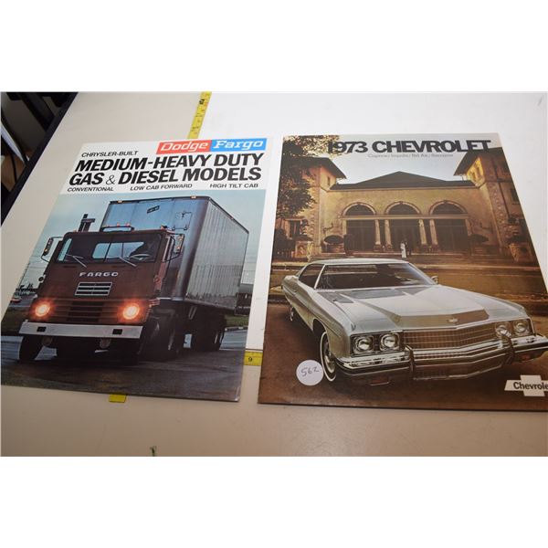 1973 Chevrolet and Dodge/Fargo Trucks Brochures