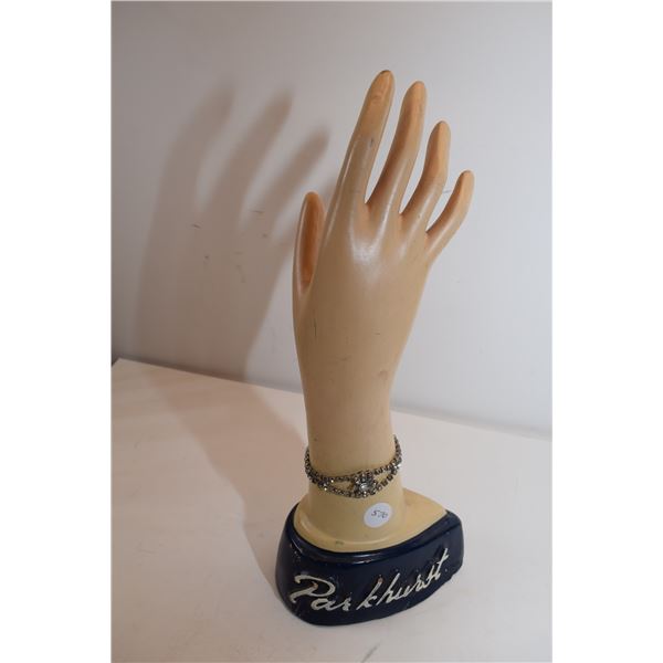 Rare Antique Parkhurst Store Display and Bracelet