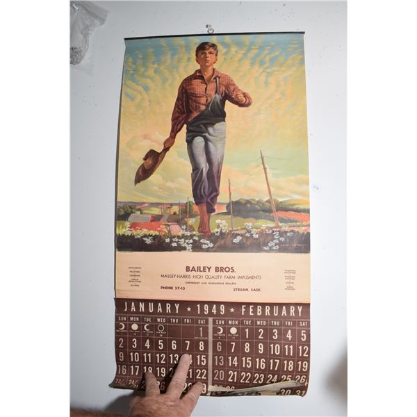1949 Massey Harris Calendar